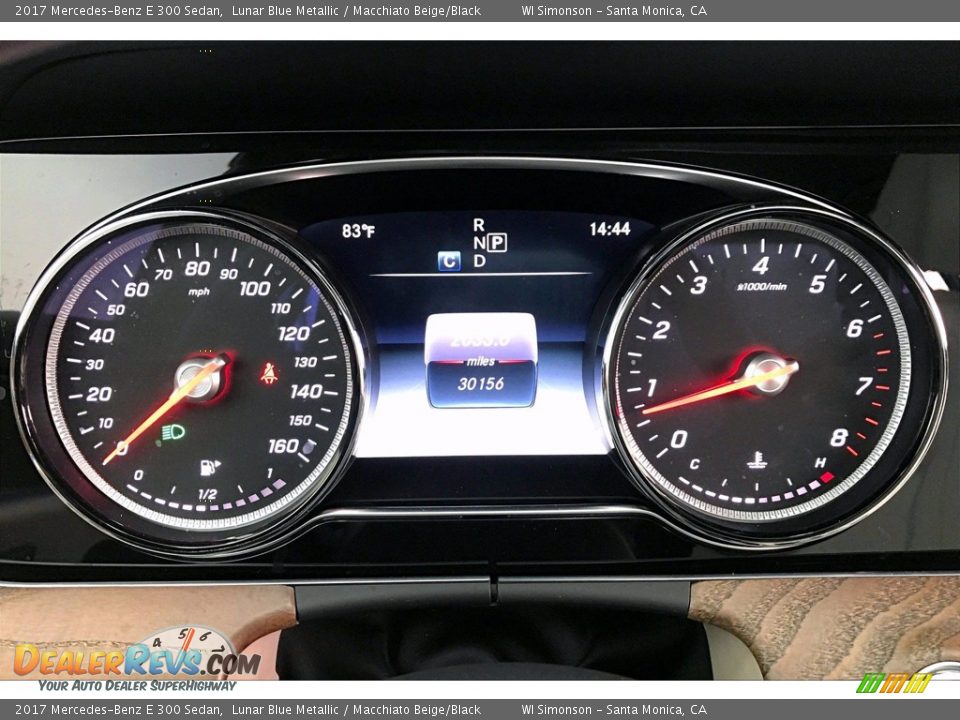 2017 Mercedes-Benz E 300 Sedan Lunar Blue Metallic / Macchiato Beige/Black Photo #18
