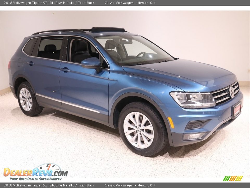 Silk Blue Metallic 2018 Volkswagen Tiguan SE Photo #1