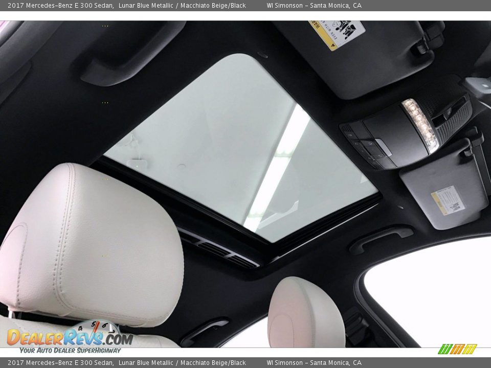 2017 Mercedes-Benz E 300 Sedan Lunar Blue Metallic / Macchiato Beige/Black Photo #27