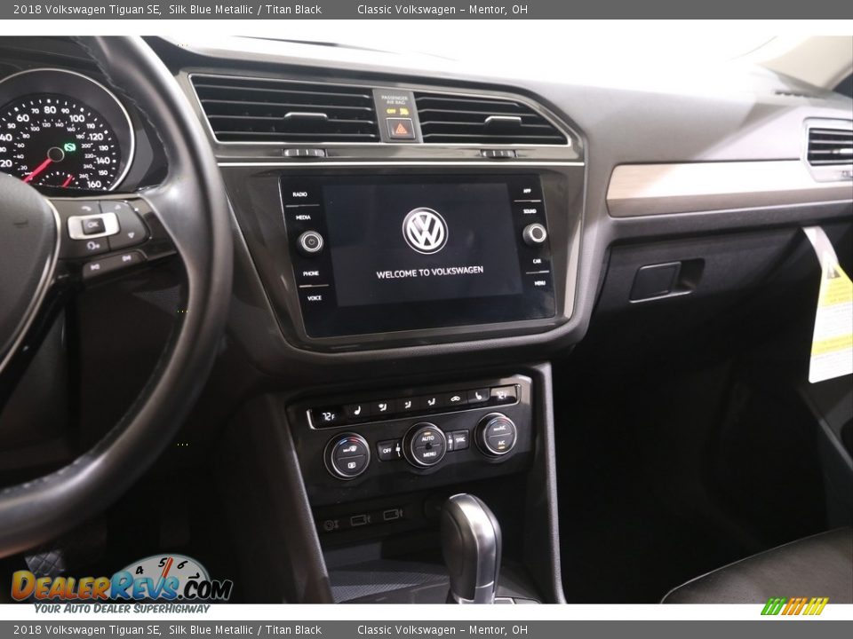 2018 Volkswagen Tiguan SE Silk Blue Metallic / Titan Black Photo #9