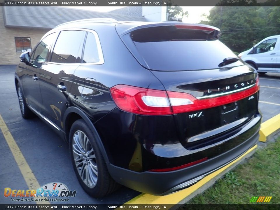 2017 Lincoln MKX Reserve AWD Black Velvet / Ebony Photo #2