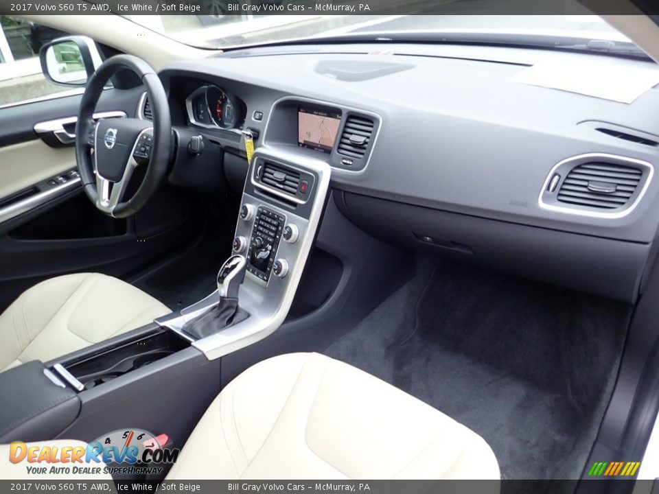 Soft Beige Interior - 2017 Volvo S60 T5 AWD Photo #12