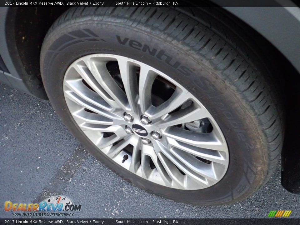 2017 Lincoln MKX Reserve AWD Black Velvet / Ebony Photo #5