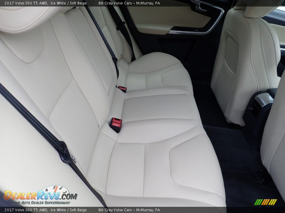 Rear Seat of 2017 Volvo S60 T5 AWD Photo #14