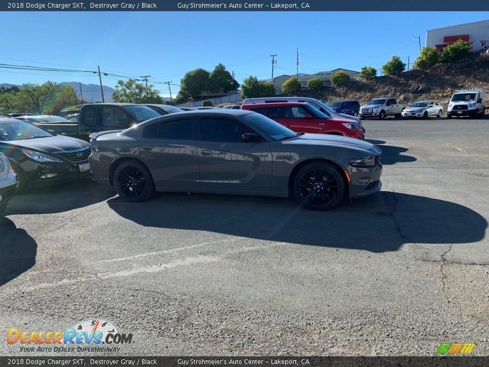 2018 Dodge Charger SXT Destroyer Gray / Black Photo #5