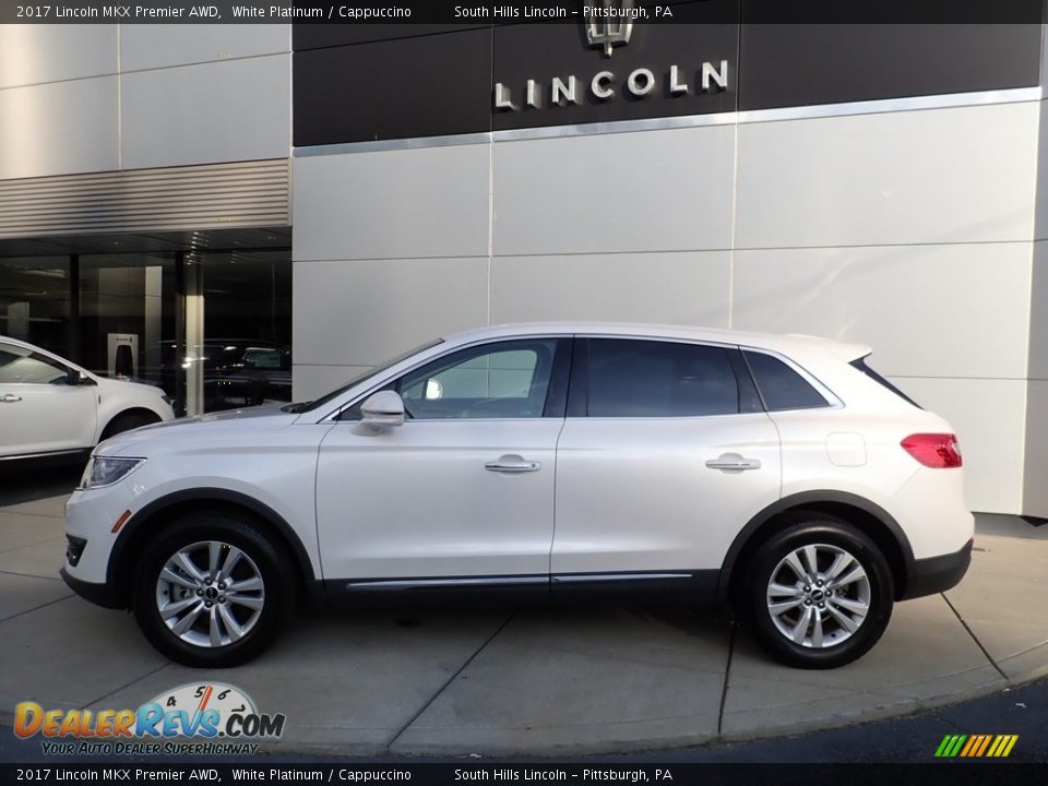 White Platinum 2017 Lincoln MKX Premier AWD Photo #2