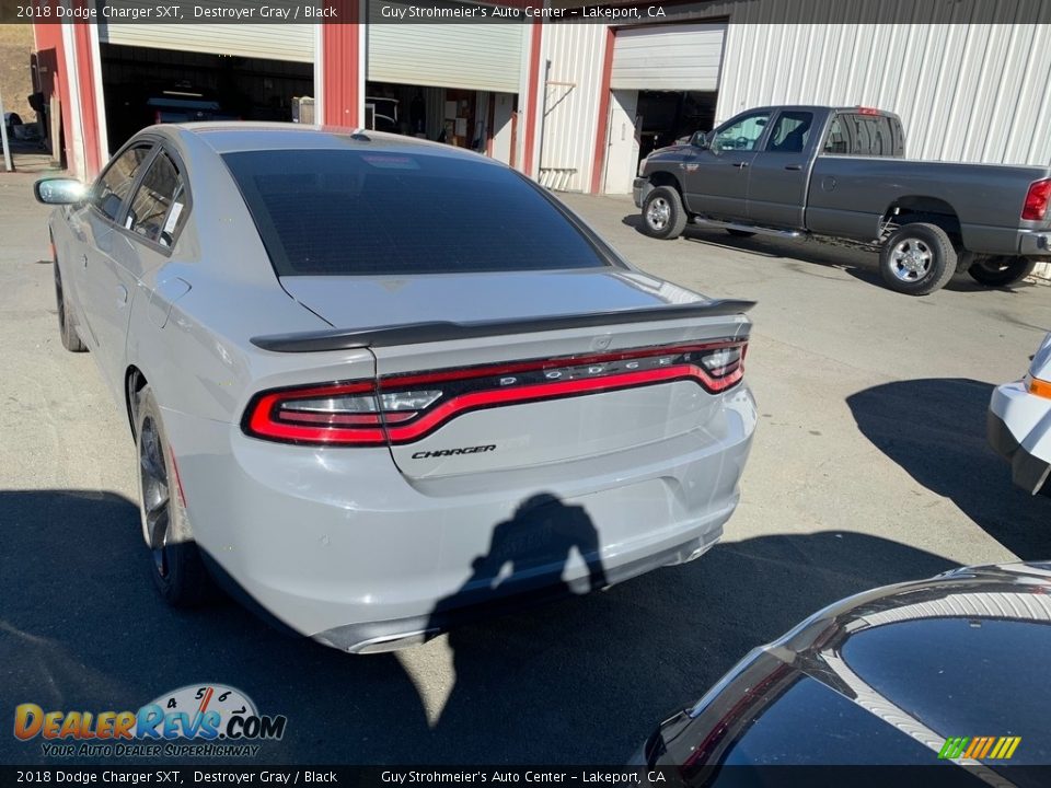 2018 Dodge Charger SXT Destroyer Gray / Black Photo #6