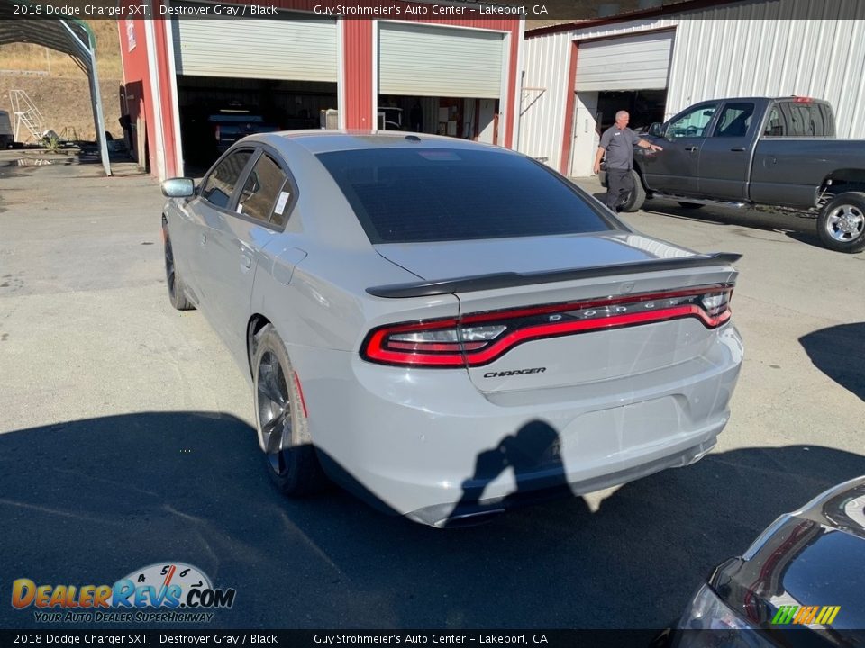 2018 Dodge Charger SXT Destroyer Gray / Black Photo #7