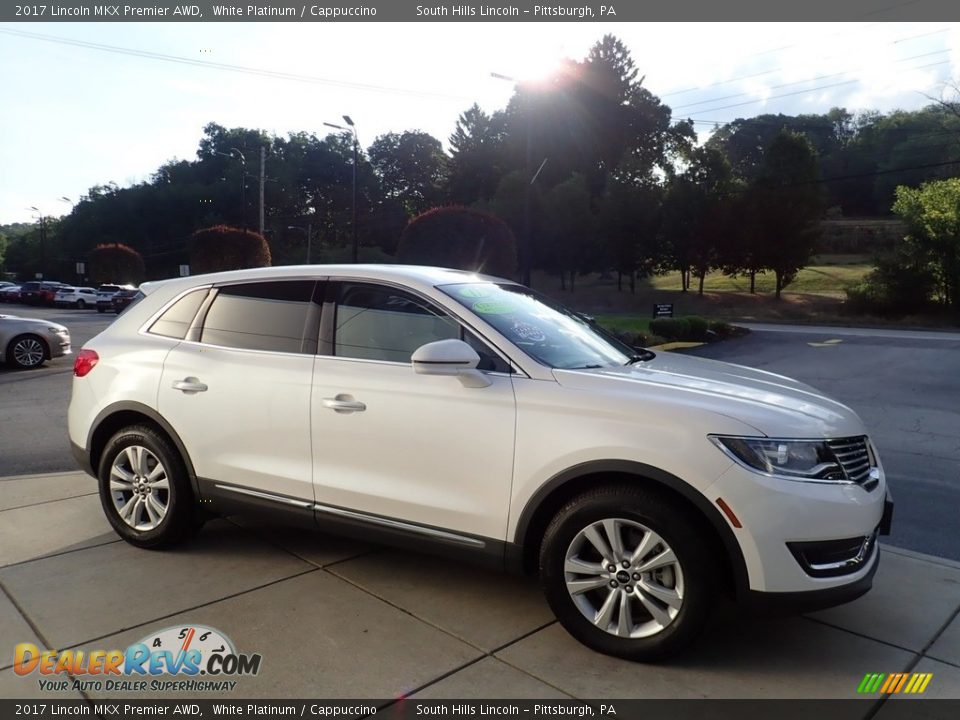 2017 Lincoln MKX Premier AWD White Platinum / Cappuccino Photo #7