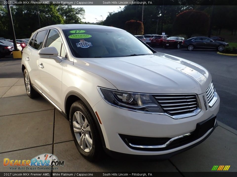 Front 3/4 View of 2017 Lincoln MKX Premier AWD Photo #8