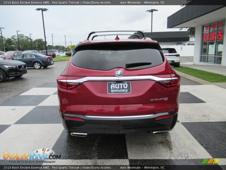 2019 Buick Enclave Essence AWD Red Quartz Tintcoat / Shale/Ebony Accents Photo #4