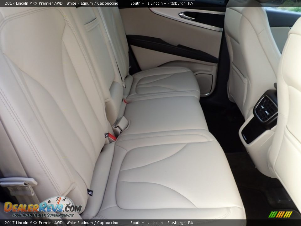 Rear Seat of 2017 Lincoln MKX Premier AWD Photo #15