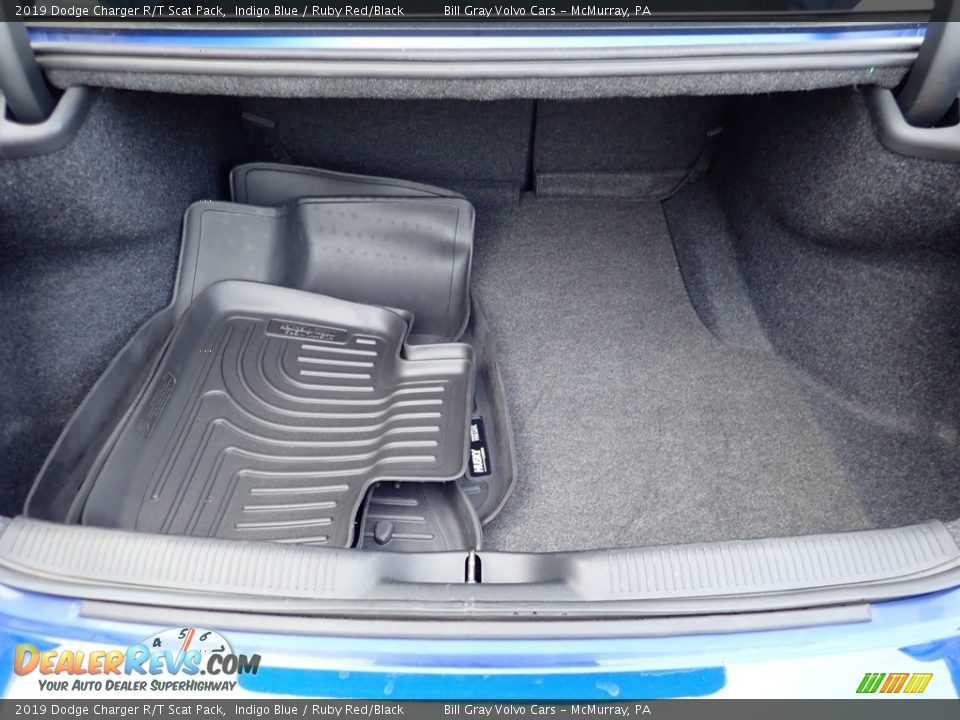 2019 Dodge Charger R/T Scat Pack Indigo Blue / Ruby Red/Black Photo #5