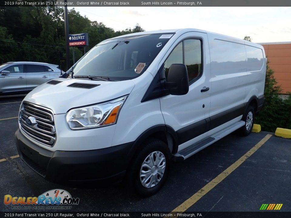 2019 Ford Transit Van 250 LR Regular Oxford White / Charcoal black Photo #1