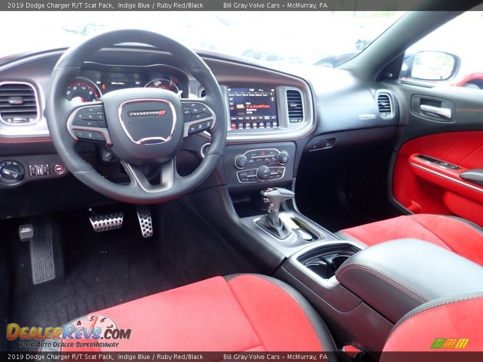 Ruby Red/Black Interior - 2019 Dodge Charger R/T Scat Pack Photo #17