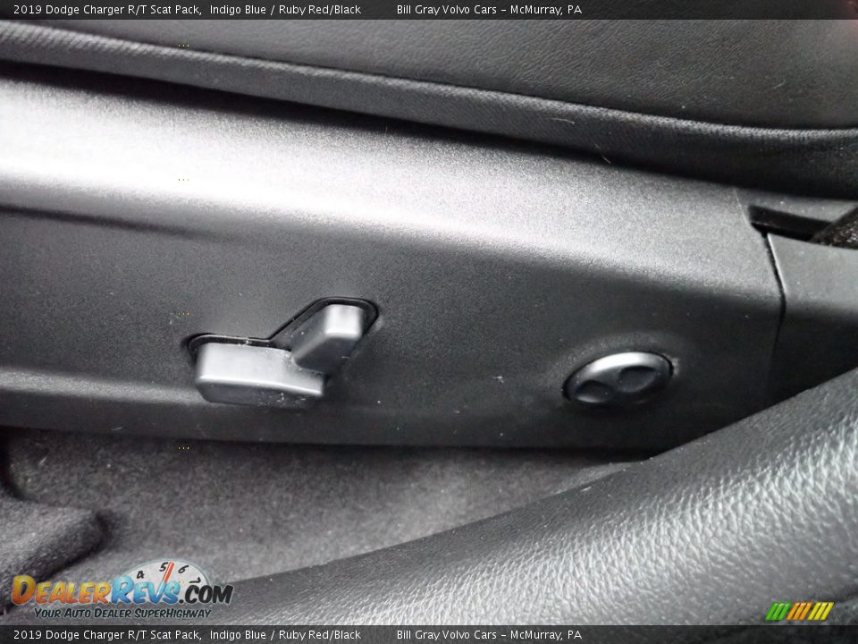 2019 Dodge Charger R/T Scat Pack Indigo Blue / Ruby Red/Black Photo #20