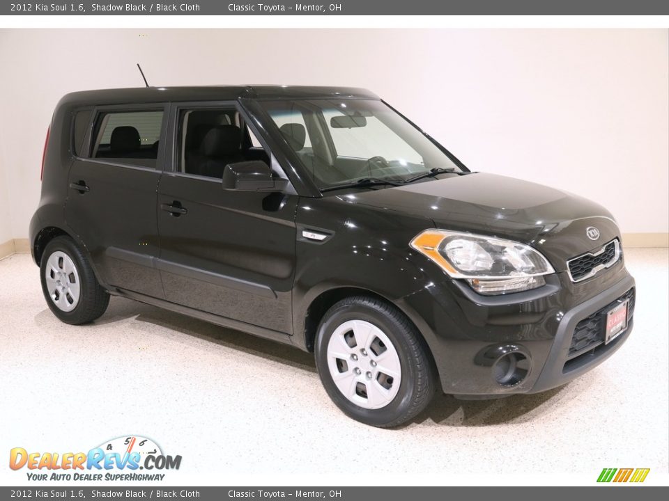 2012 Kia Soul 1.6 Shadow Black / Black Cloth Photo #1