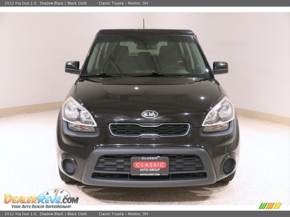 2012 Kia Soul 1.6 Shadow Black / Black Cloth Photo #2