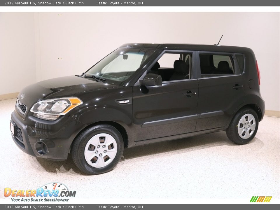 2012 Kia Soul 1.6 Shadow Black / Black Cloth Photo #3