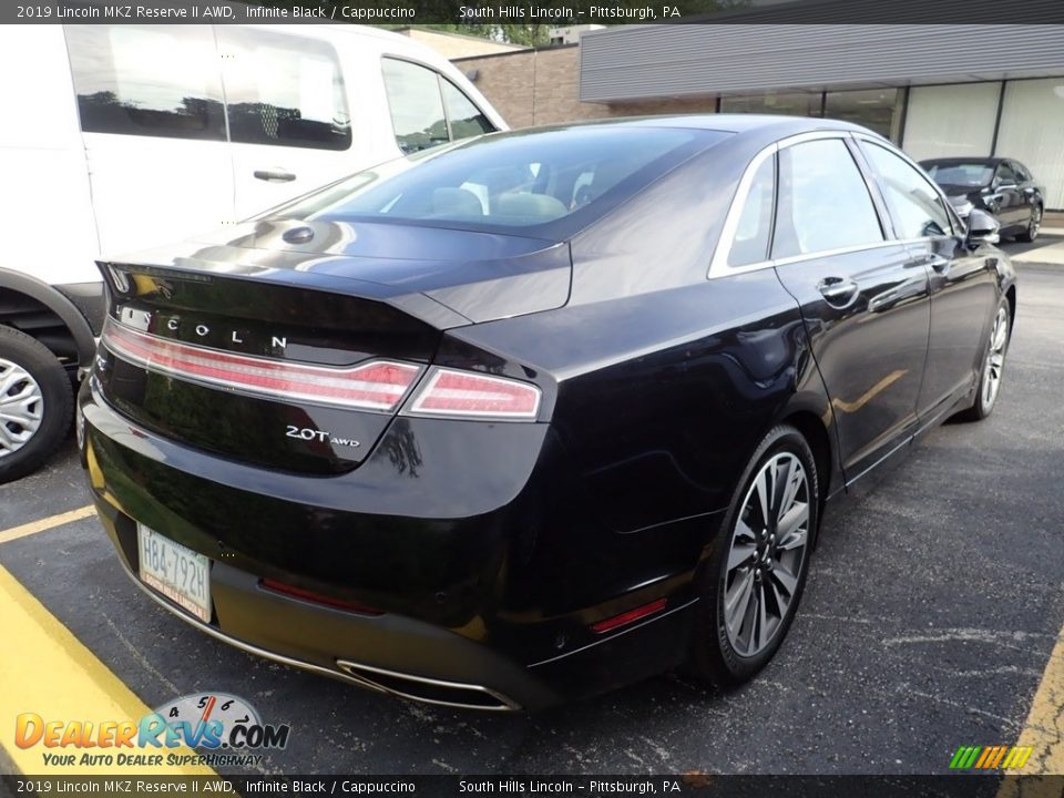 2019 Lincoln MKZ Reserve II AWD Infinite Black / Cappuccino Photo #4