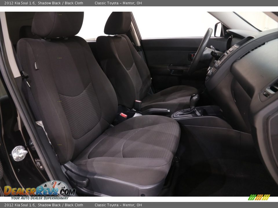 2012 Kia Soul 1.6 Shadow Black / Black Cloth Photo #11