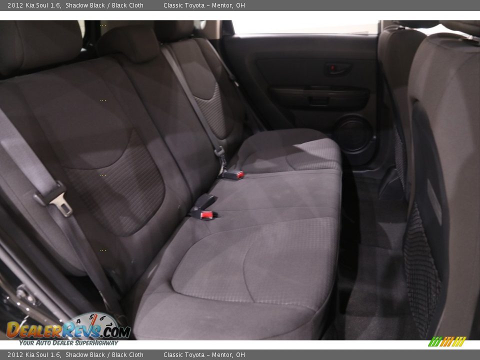 2012 Kia Soul 1.6 Shadow Black / Black Cloth Photo #12