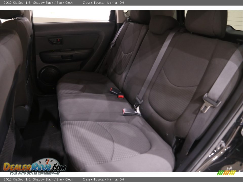 2012 Kia Soul 1.6 Shadow Black / Black Cloth Photo #13