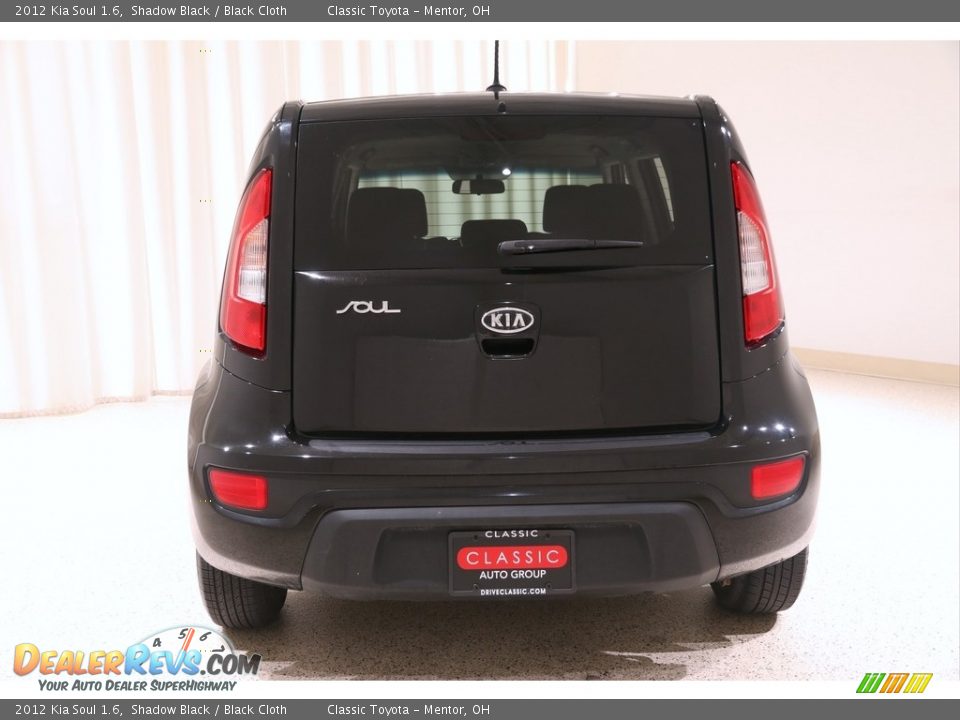 2012 Kia Soul 1.6 Shadow Black / Black Cloth Photo #14