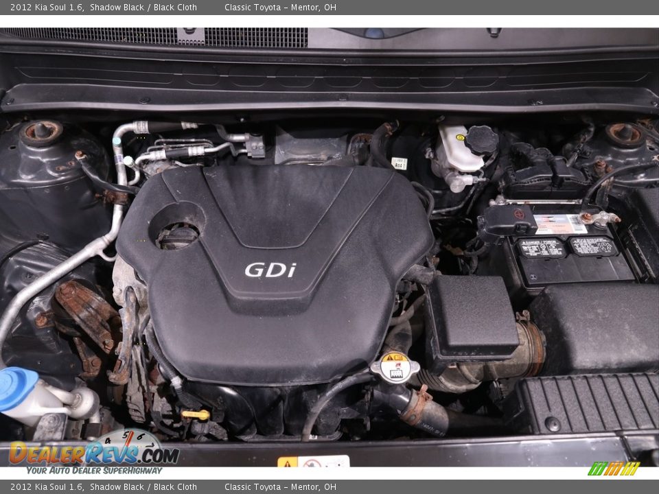 2012 Kia Soul 1.6 Shadow Black / Black Cloth Photo #15