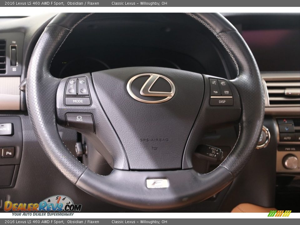 2016 Lexus LS 460 AWD F Sport Steering Wheel Photo #7