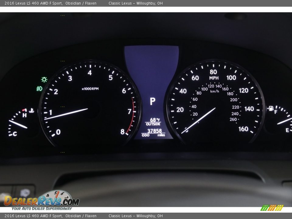 2016 Lexus LS 460 AWD F Sport Gauges Photo #8