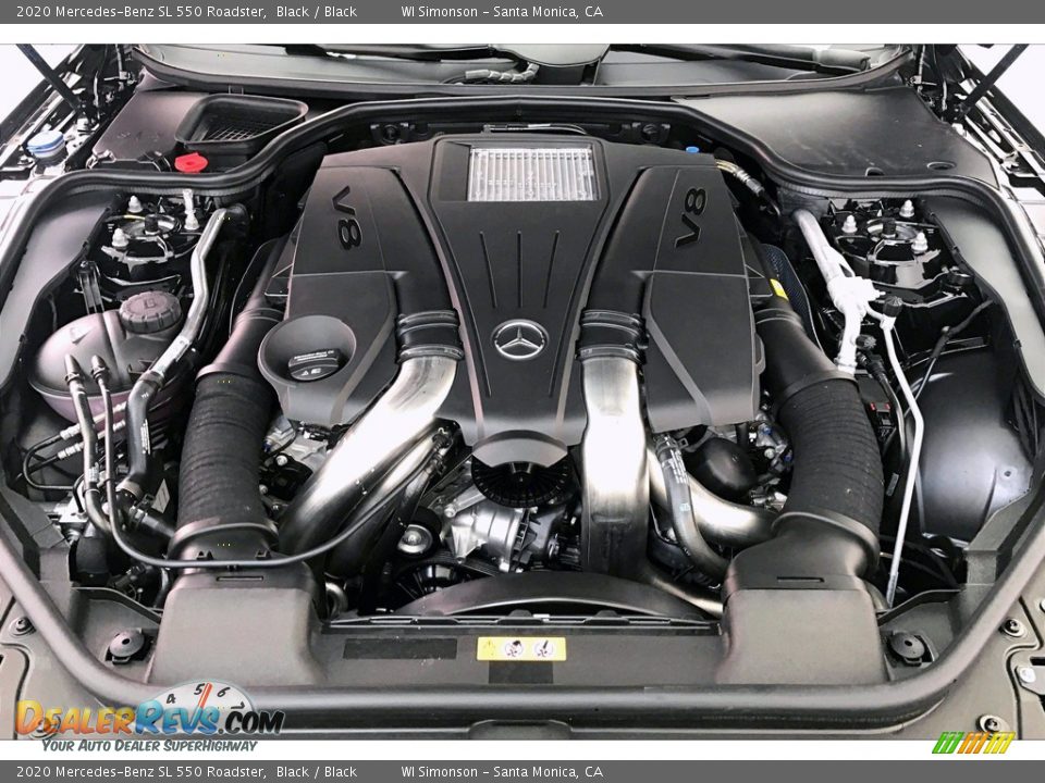 2020 Mercedes-Benz SL 550 Roadster 4.7 Liter DI biturbo DOHC 32-Valve VVT V8 Engine Photo #8