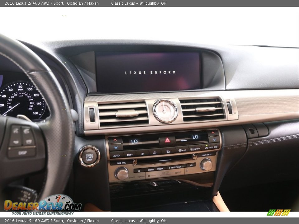 Controls of 2016 Lexus LS 460 AWD F Sport Photo #10