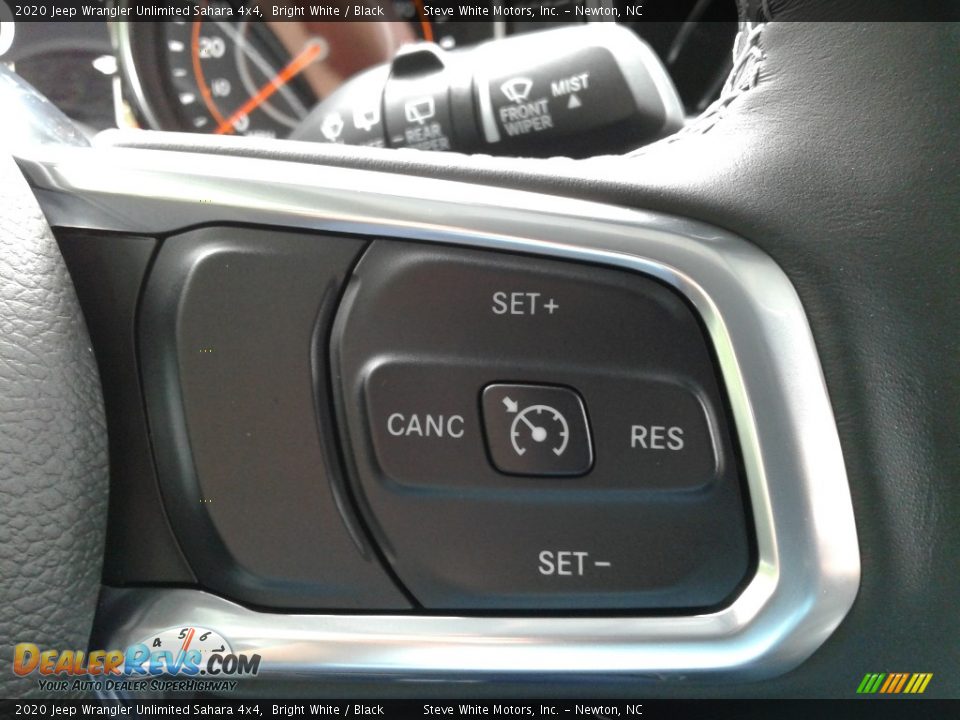 2020 Jeep Wrangler Unlimited Sahara 4x4 Bright White / Black Photo #20