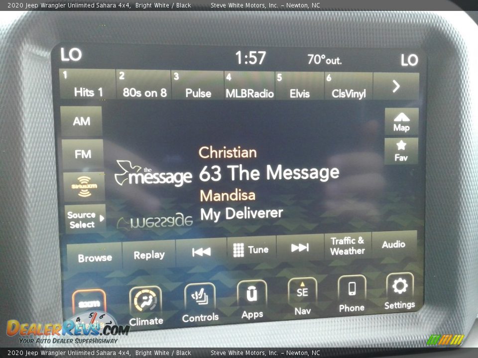 2020 Jeep Wrangler Unlimited Sahara 4x4 Bright White / Black Photo #22