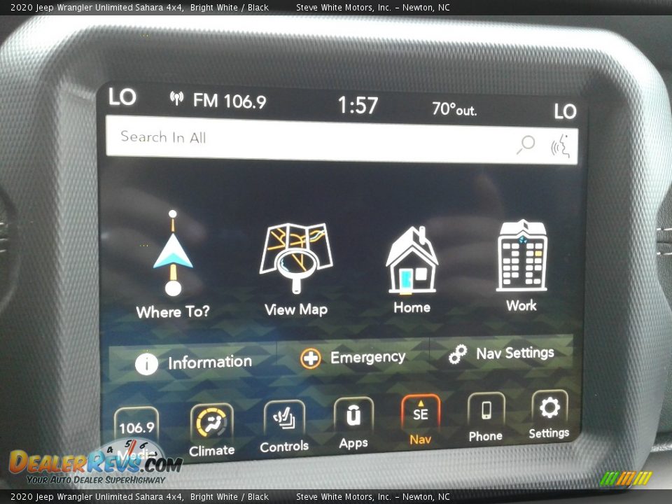 2020 Jeep Wrangler Unlimited Sahara 4x4 Bright White / Black Photo #23