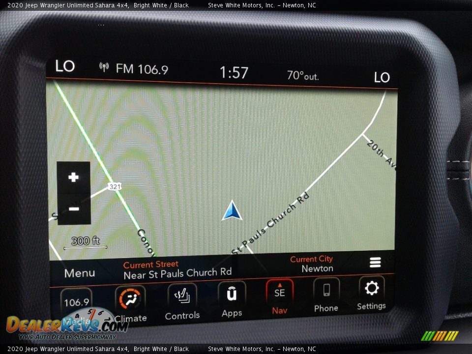 2020 Jeep Wrangler Unlimited Sahara 4x4 Bright White / Black Photo #24