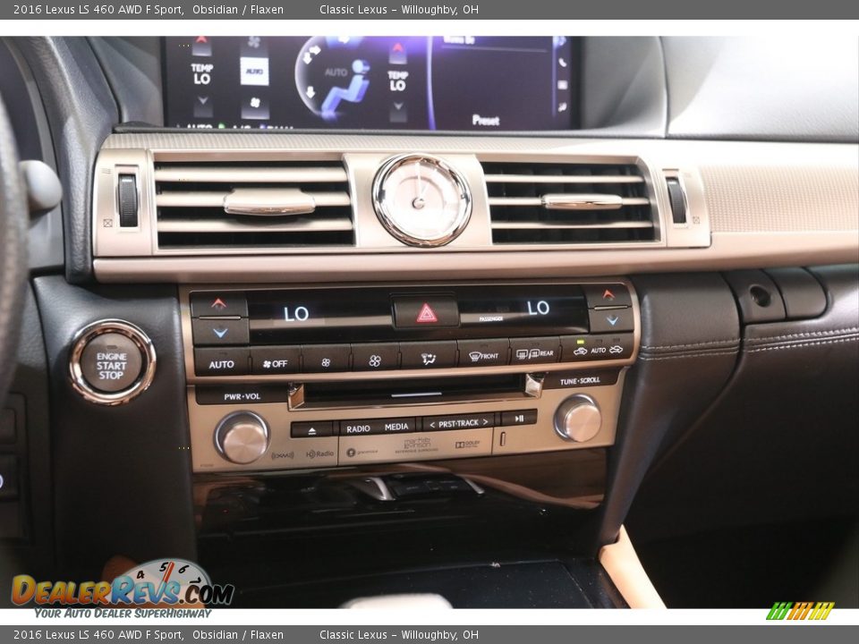 Controls of 2016 Lexus LS 460 AWD F Sport Photo #16