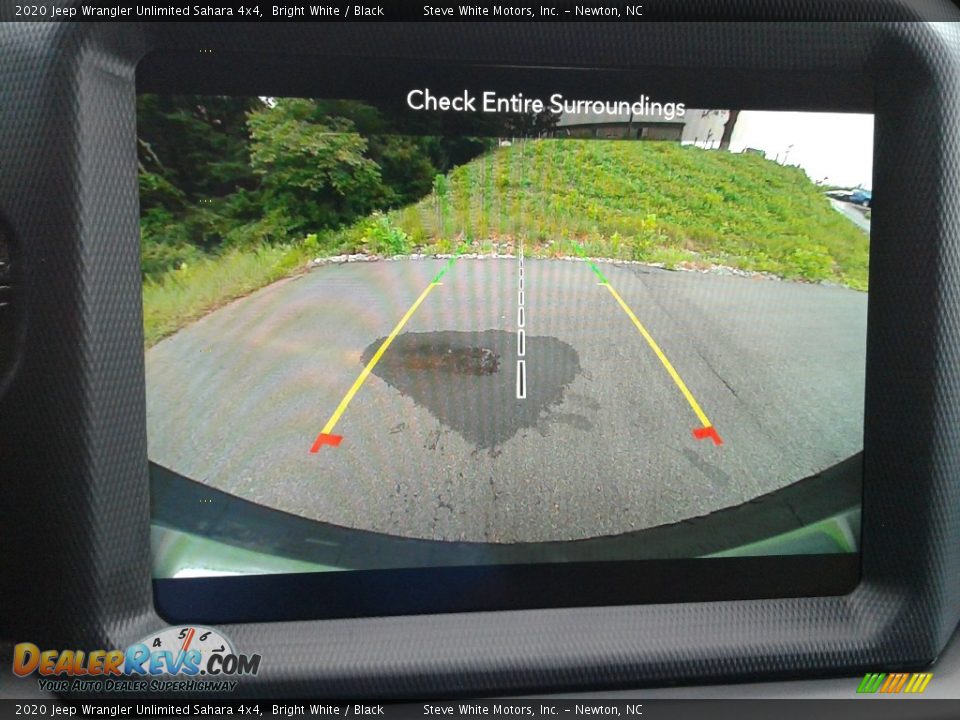2020 Jeep Wrangler Unlimited Sahara 4x4 Bright White / Black Photo #26