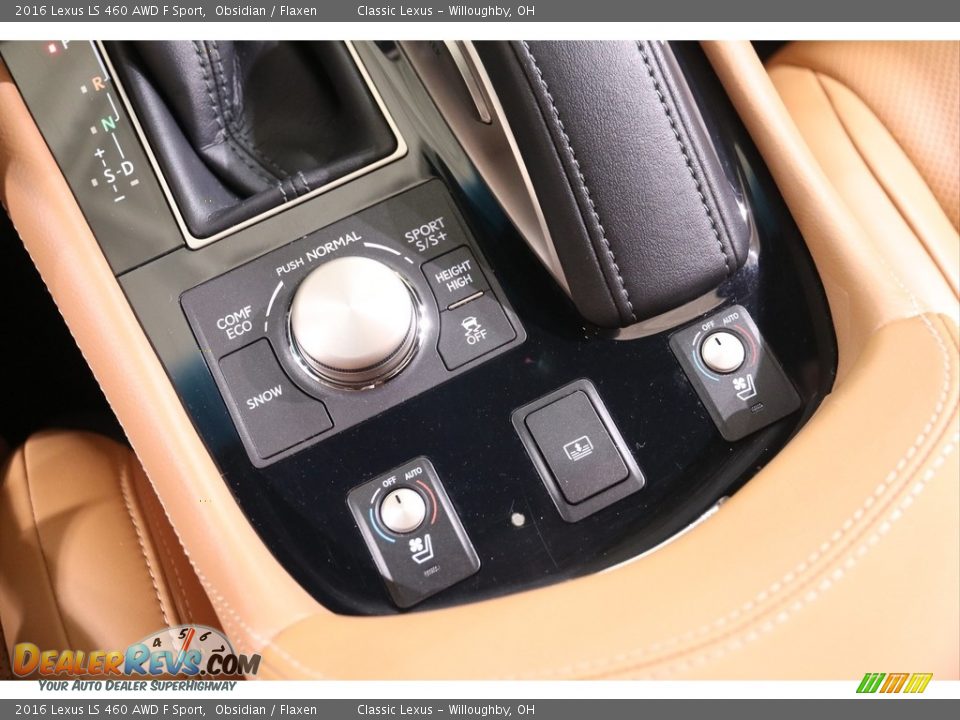 Controls of 2016 Lexus LS 460 AWD F Sport Photo #18