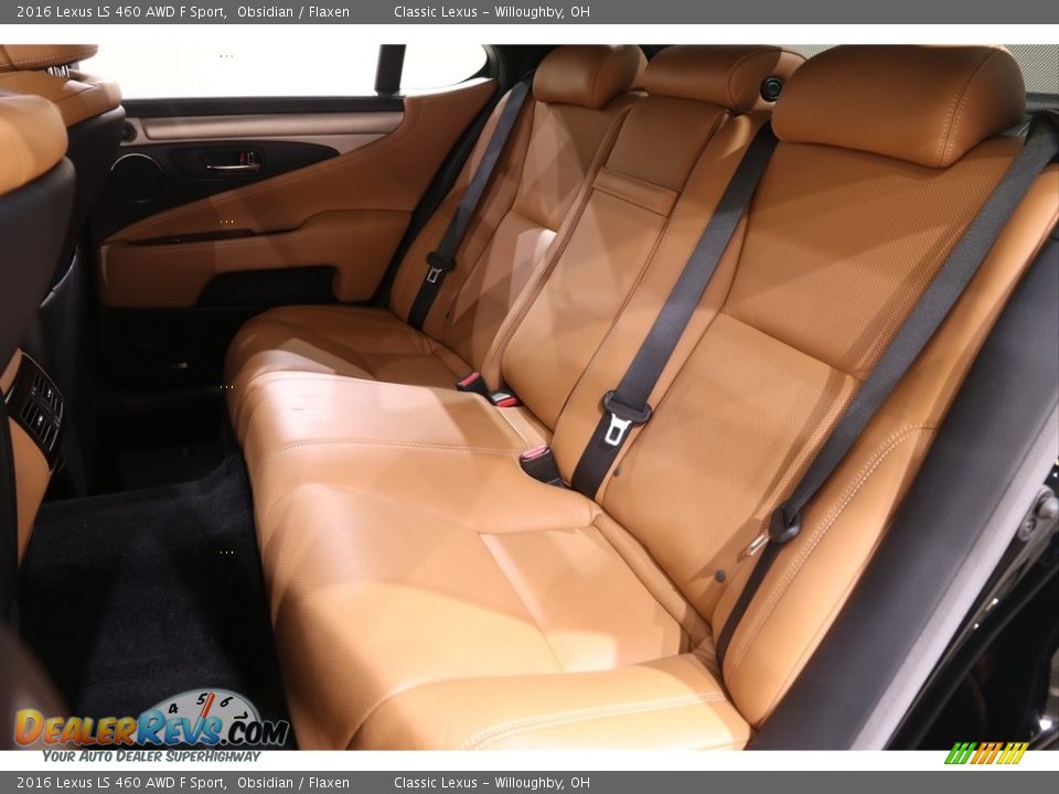 Rear Seat of 2016 Lexus LS 460 AWD F Sport Photo #22