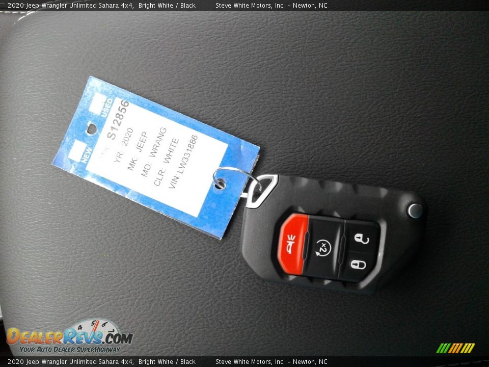 2020 Jeep Wrangler Unlimited Sahara 4x4 Bright White / Black Photo #31
