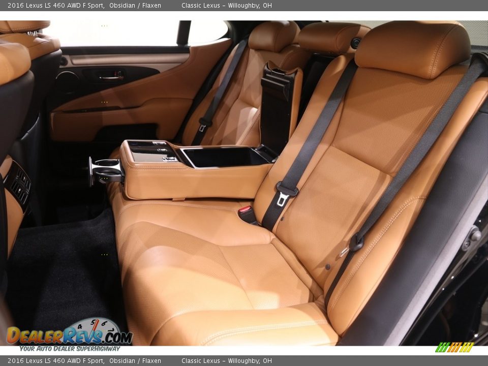 Rear Seat of 2016 Lexus LS 460 AWD F Sport Photo #23