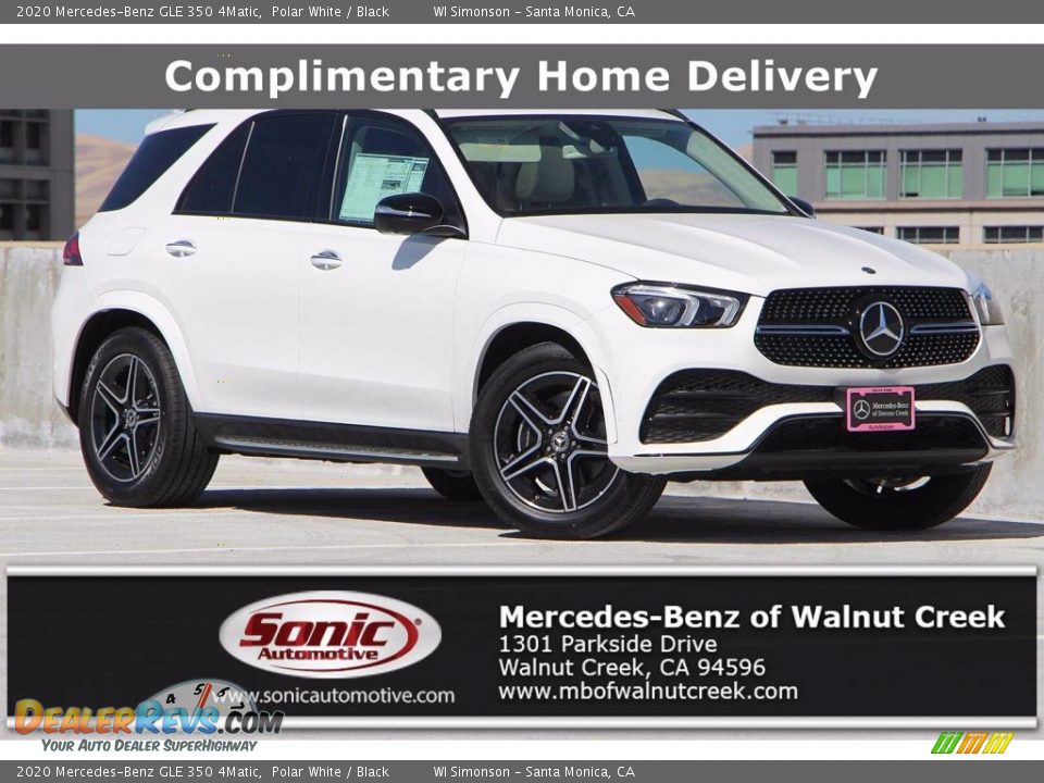 2020 Mercedes-Benz GLE 350 4Matic Polar White / Black Photo #1