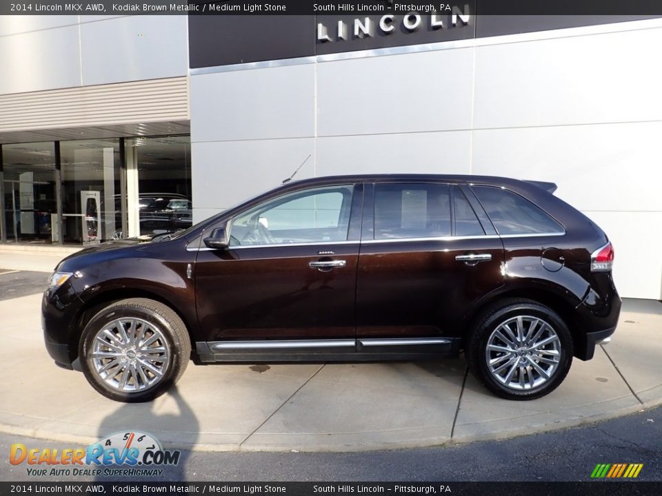 Kodiak Brown Metallic 2014 Lincoln MKX AWD Photo #2