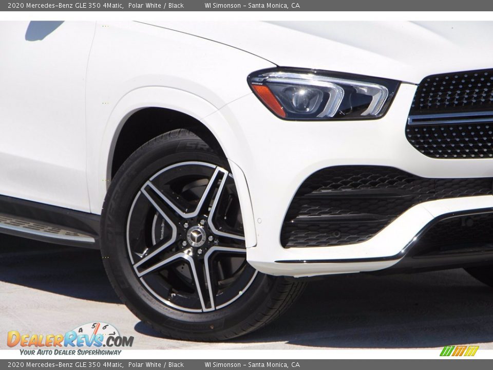 2020 Mercedes-Benz GLE 350 4Matic Polar White / Black Photo #3