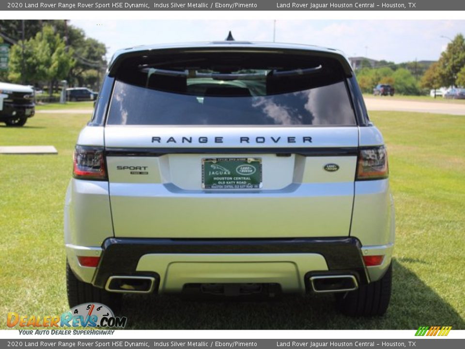 2020 Land Rover Range Rover Sport HSE Dynamic Indus Silver Metallic / Ebony/Pimento Photo #6