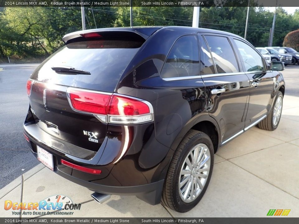 2014 Lincoln MKX AWD Kodiak Brown Metallic / Medium Light Stone Photo #6