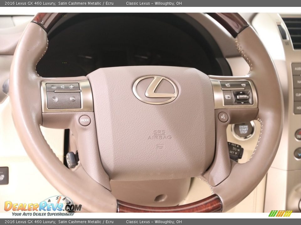 2016 Lexus GX 460 Luxury Steering Wheel Photo #7