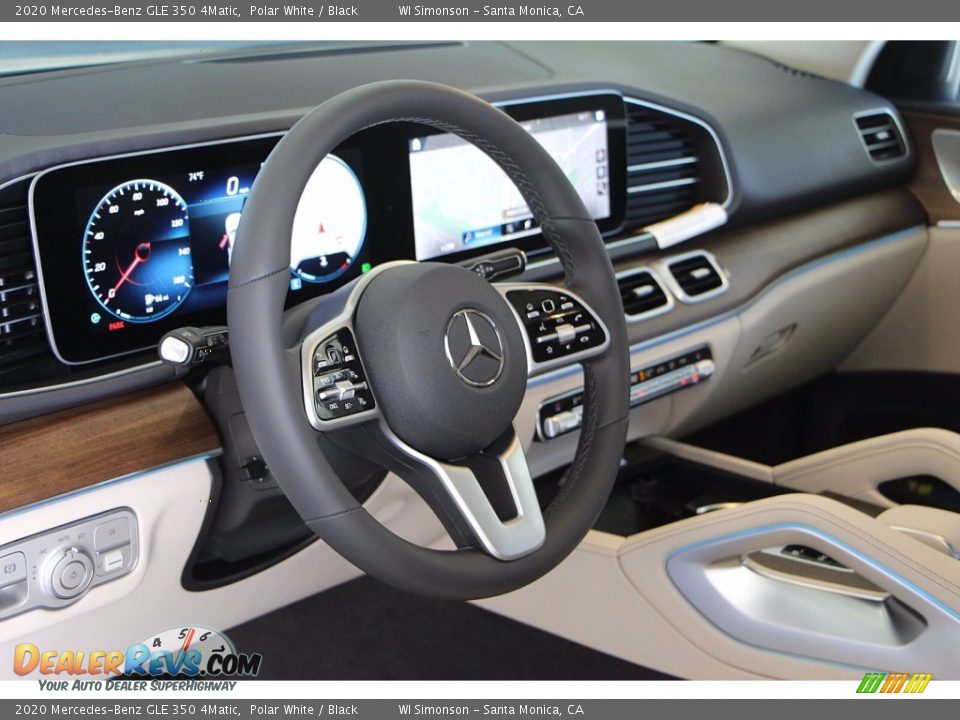 2020 Mercedes-Benz GLE 350 4Matic Polar White / Black Photo #8